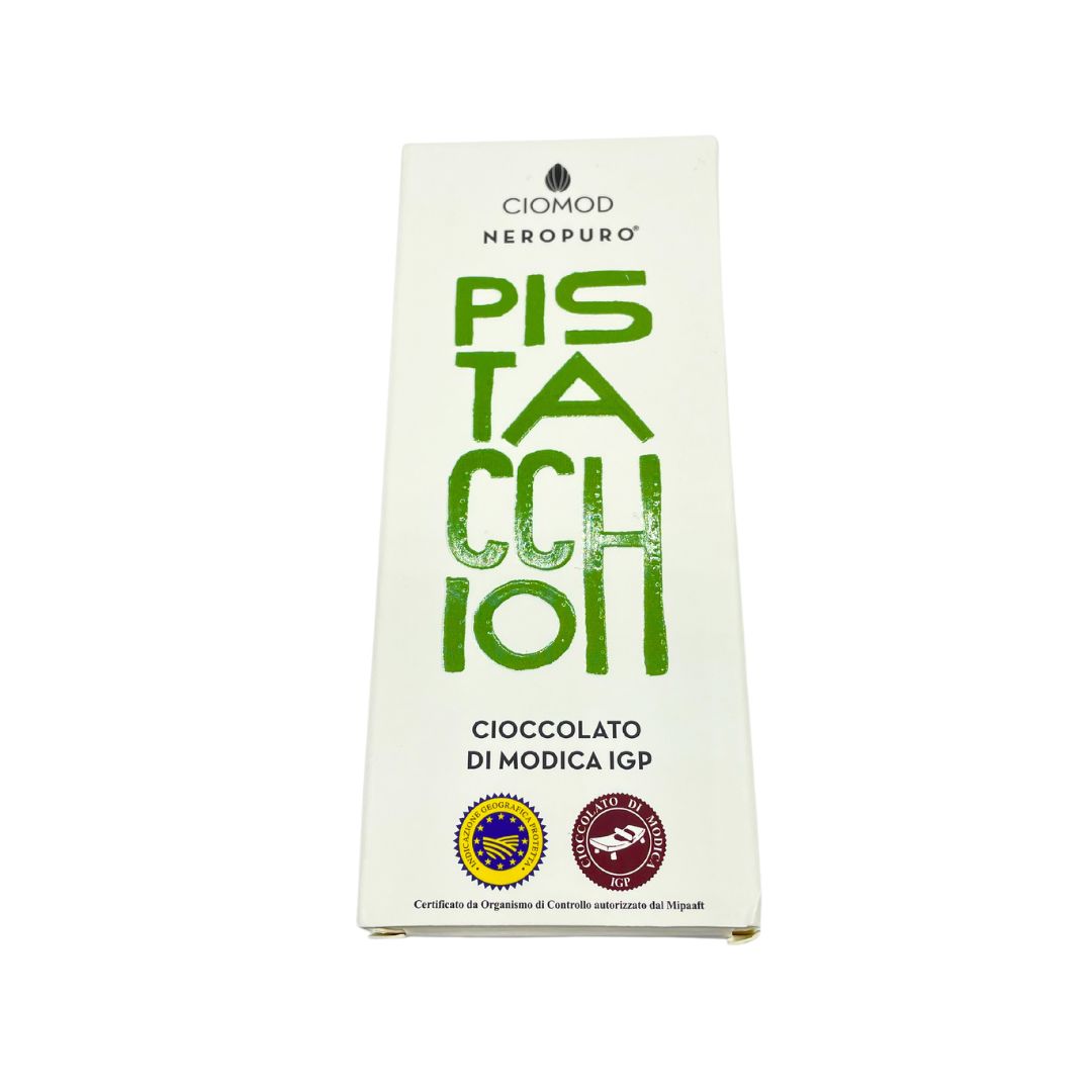 cioccolato di modica al pistacchio Monil